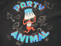Cat In The Hat Dr Seuss Party Animal Thing 1 Vintage Y2K 2003 Movie Promo T-Shirt