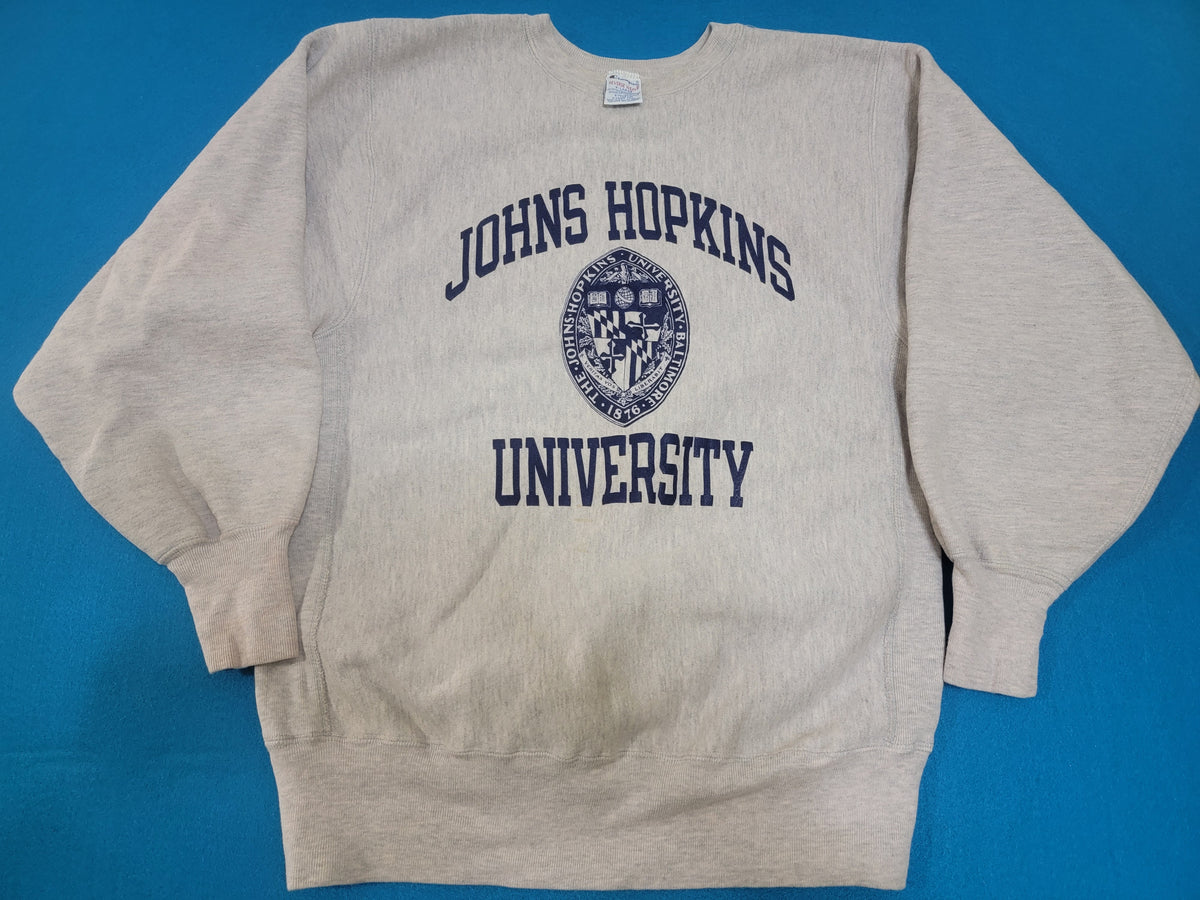 John Hopkins University Vintage Champion 90's Reverse Weave Crewneck Sweatshirt