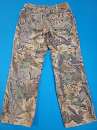 Cabelas Realtree Camo Pants Hardwoods Made in USA Hunting Loop Rugged Jeans