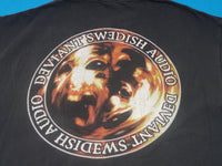 Meshuggah Deviant Swedish Audio 2002 Y2K Vintage Progressive Metal Hard Rock Band T-Shirt