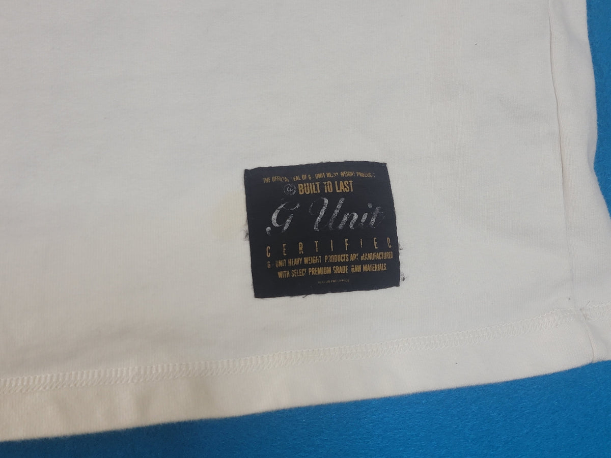 G Unit 50 Built To Last Heavyweight Vintage Y2K Long Sleeve Streetwear T-Shirt