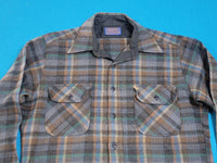 Pendleton Woolen Mills Vintage Plaid Made in USA 70's Board Button Up Shirt