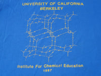 University of California Berkeley Vintage 80's Science Nerd Chemical Education 1987 USA T-Shirt