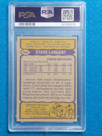 Steve Largent 1977 - 1989 Complete Basic Topps Player Set PSA Graded Mint 9 & 10 (RC)