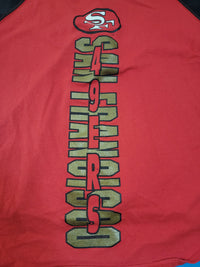 San Francisco 49ers National Football League 1993 Bike Raglan 3/4 Sleeve Made in USA T-Shirt