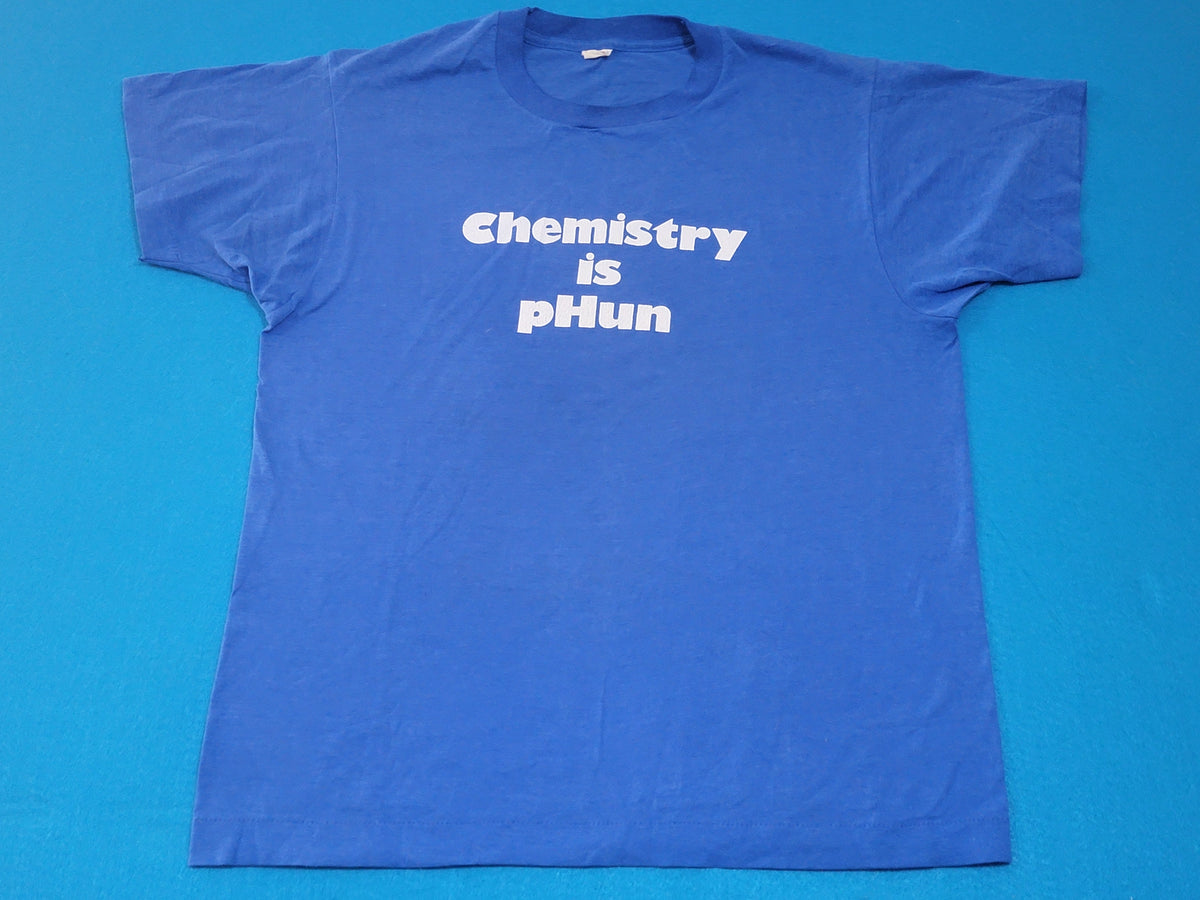 Chemistry is pHun Vintage 80's Science Nerd Screen Stars USA T-Shirt