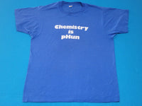 Chemistry is pHun Vintage 80's Science Nerd Screen Stars USA T-Shirt