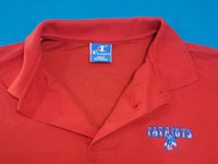 New England Patriots Champion USA Made Vintage 80's Football Polo Shirt
