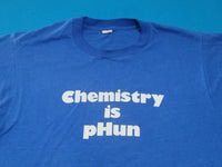 Chemistry is pHun Vintage 80's Science Nerd Screen Stars USA T-Shirt