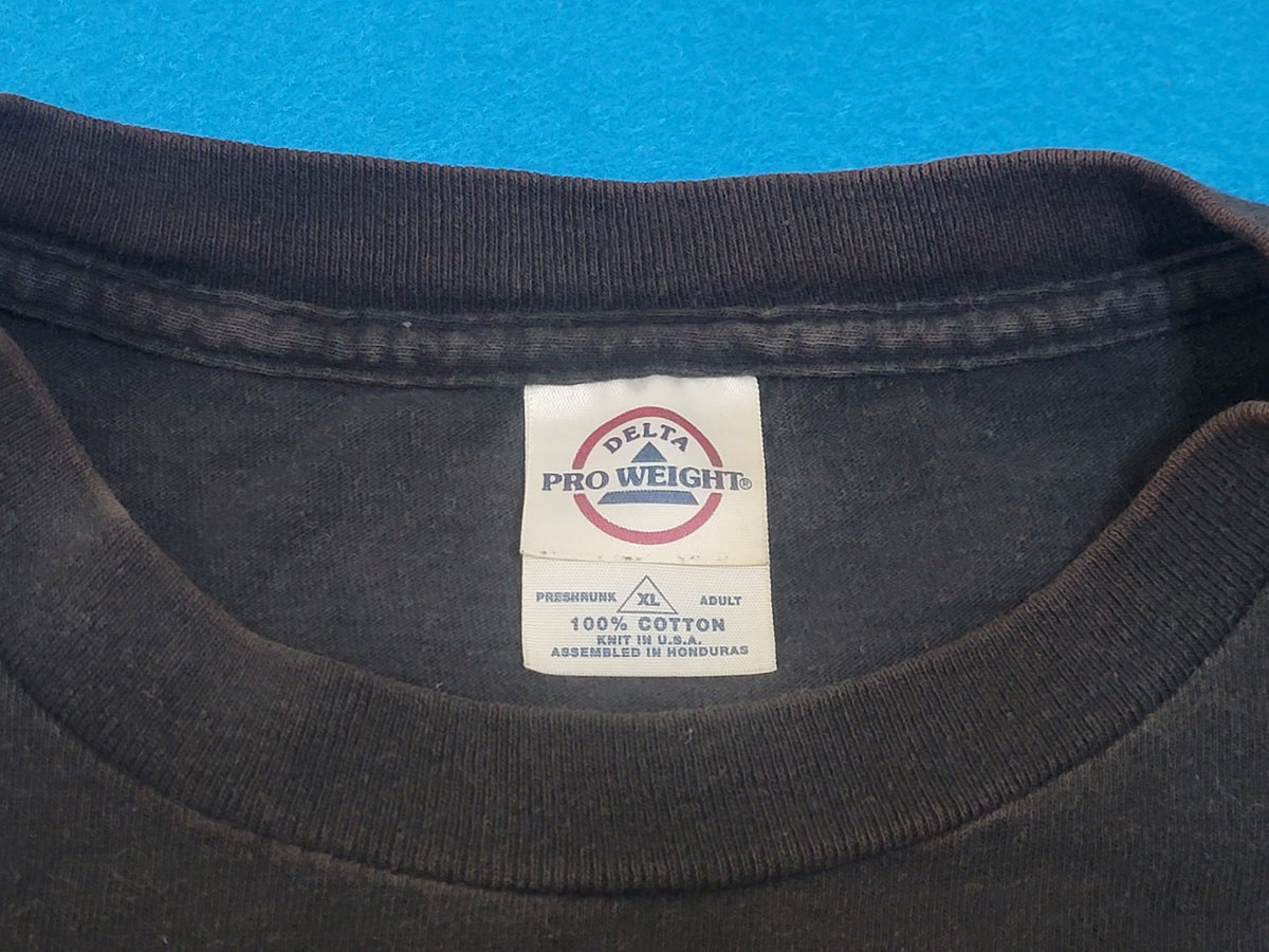 Meshuggah Deviant Swedish Audio 2002 Y2K Vintage Progressive Metal Hard Rock Band T-Shirt