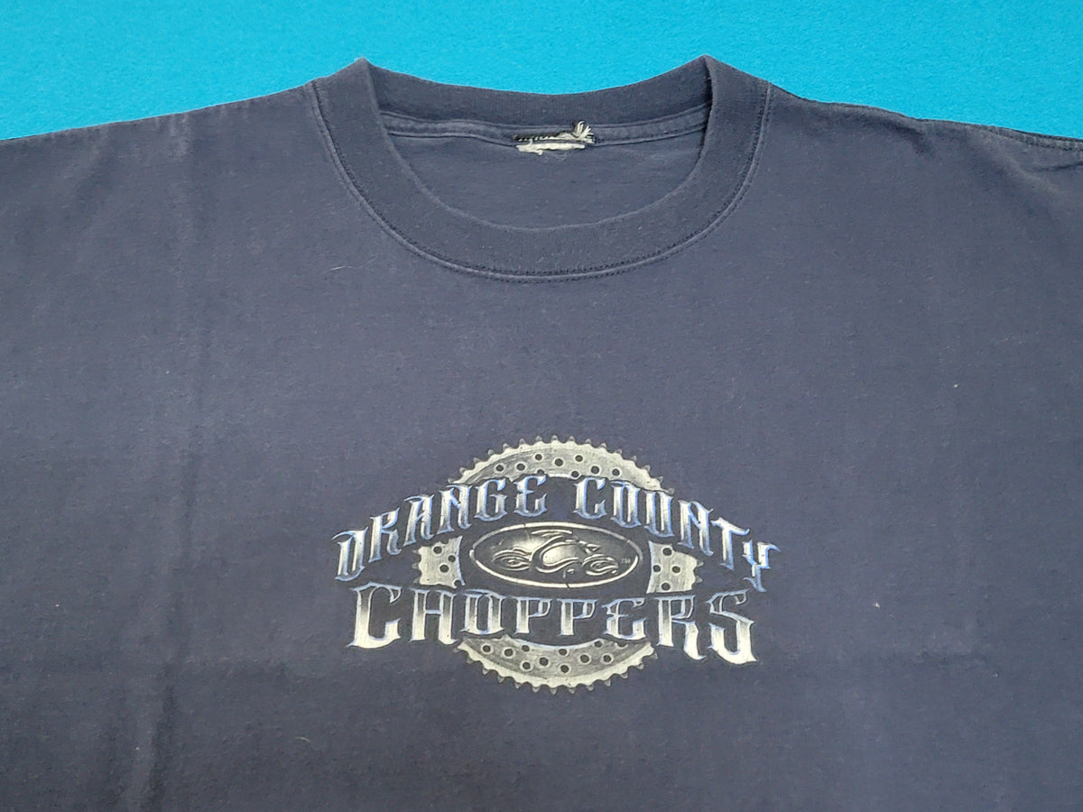 Orange County Choppers Junkyard Dog Vintage Y2K 2001 Motorcycle Biker T-Shirt