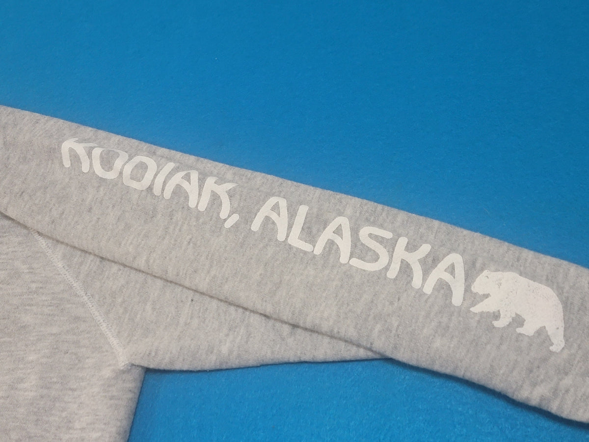 Kodiak Alaska Tourist  Vintage 80's USA Made Grandma's Crewneck Sweatshirt