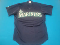Seattle Mariners Vintage USA Made Majestic Authentic Collection Stitched Baseball Jersey
