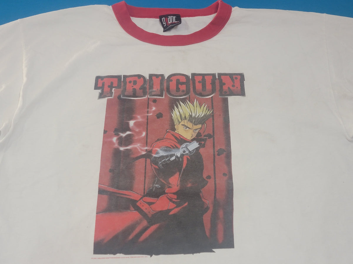 Trigun 2003 Yasuhiro Vintage Y2K 2000 Anime Shonen Gun Pose T-Shirt