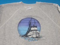 Kodiak Alaska Tourist  Vintage 80's USA Made Grandma's Crewneck Sweatshirt