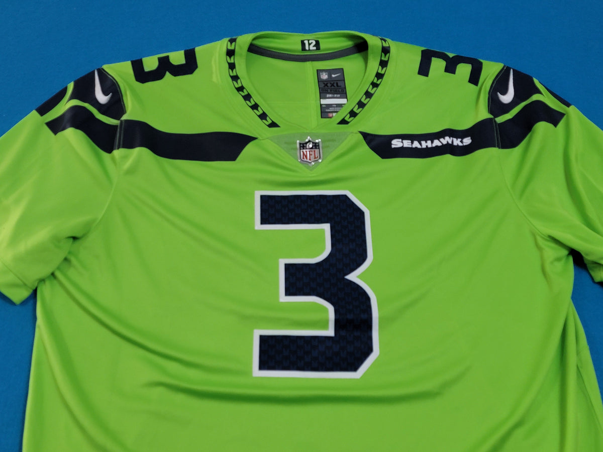 Russell Wilson #3 Seattle Seahawks Nike On Field Stitched Football Jersey