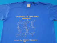 University of California Berkeley Vintage 80's Science Nerd Chemical Education 1987 USA T-Shirt