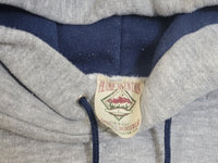 Oregon Coast Striped Vintage Hoodie Sweatshirt Made In USA 1980's Tourist