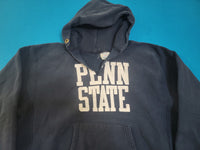 Champion 80's Vintage Penn State Cut Reverse Weave Warmup Hoodie Sweatshirt USA Made