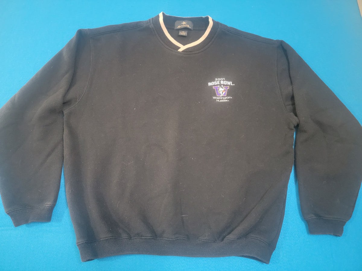 University of Washington Huskies Vintage 00's Y2K 2001 Rosebowl Heavy Weight Sweatshirt