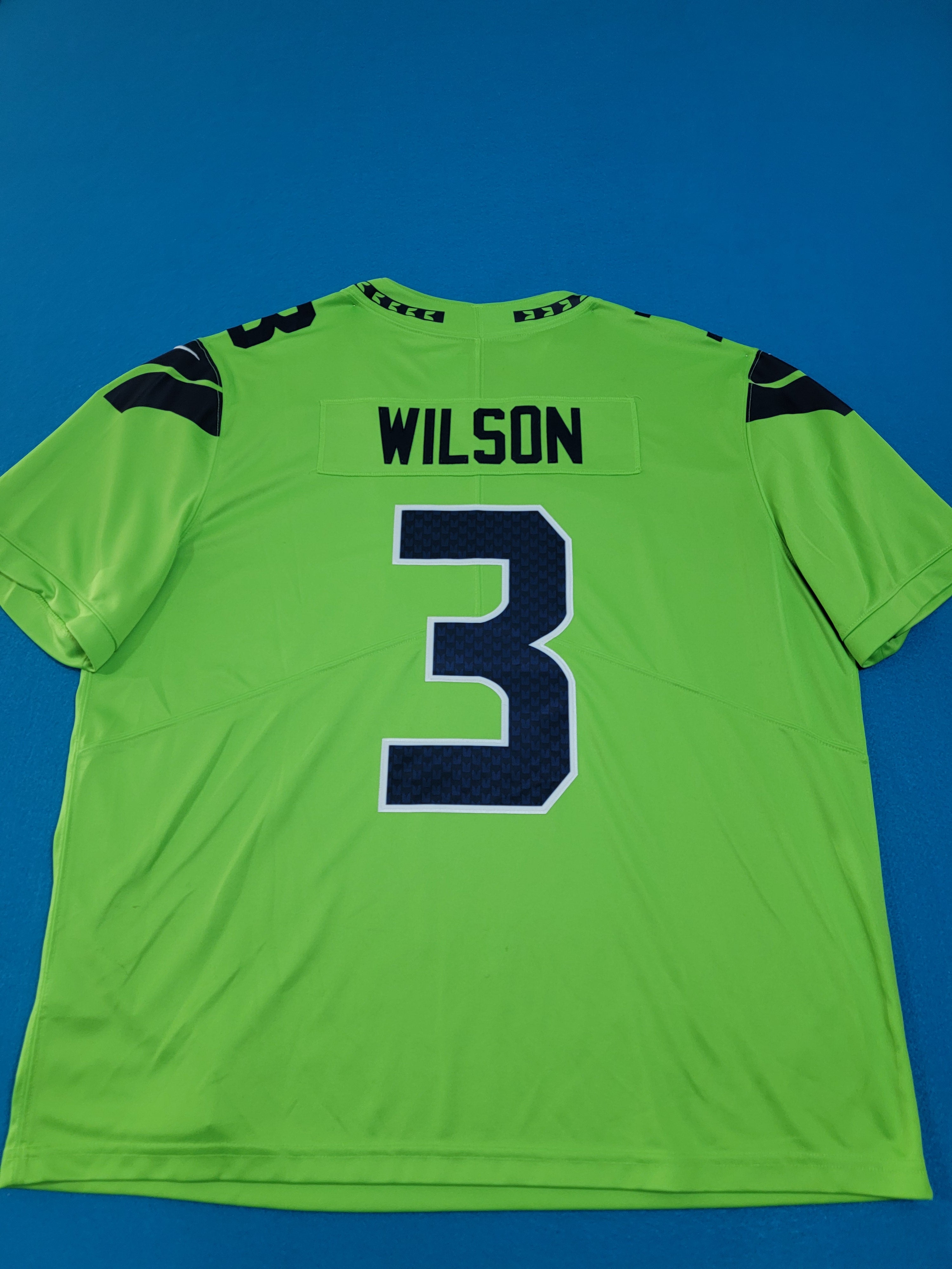 Russell Wilson #3 Seattle Seahawks Nike On Field Stitched Football