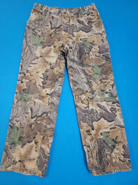 Cabelas Realtree Camo Pants Hardwoods Made in USA Hunting Loop Rugged Jeans