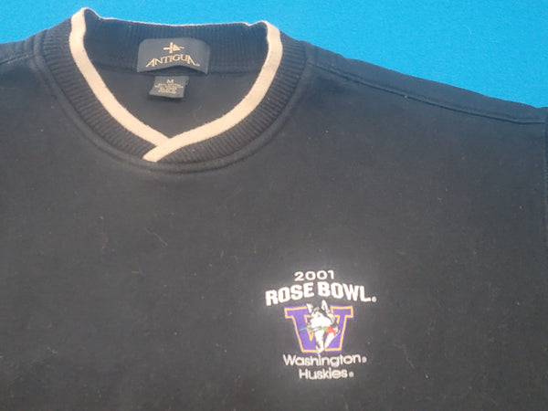 University of Washington Huskies Vintage 00's Y2K 2001 Rosebowl Heavy Weight Sweatshirt