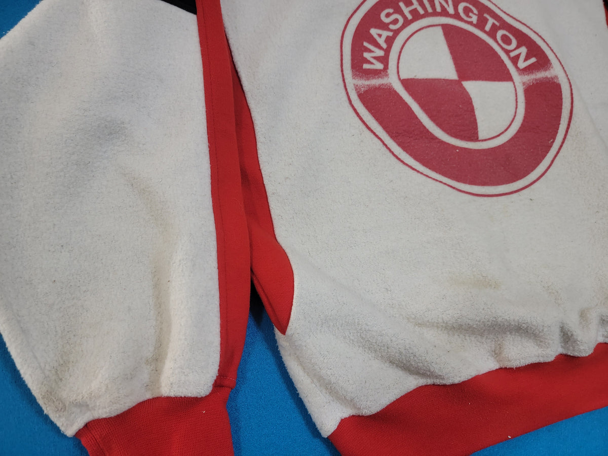 Washington State University WSU Cougars Vintage 90's Basketball Crewneck Sweatshirt