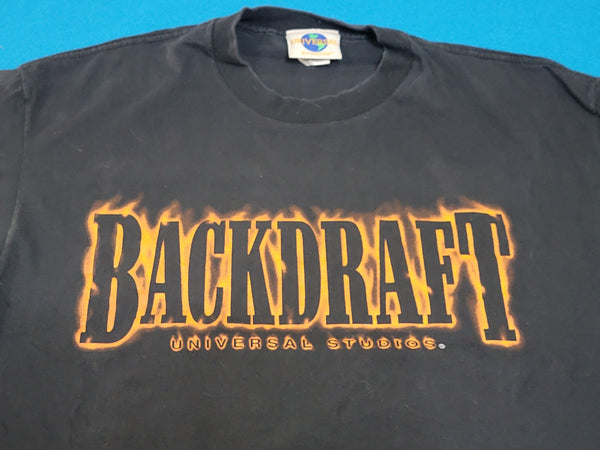 Backdraft Some Like It Hot Universal DeNiro 1996 Vintage 90's Movie Promo T-Shirt