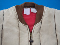 Walls Blizzard-Pruf Insulated Quilt Lined Brown Duck Wash Canvas Vintage Vest
