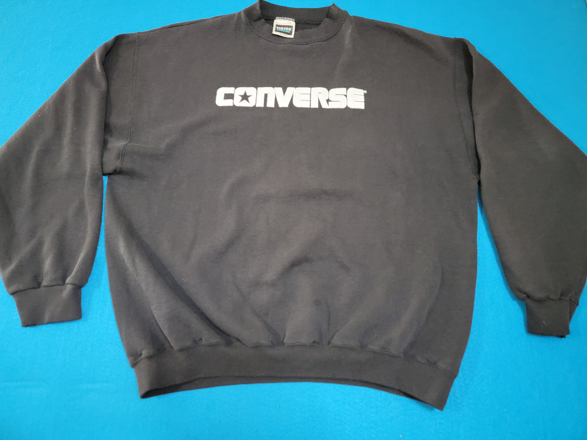 Converse Spellout Big Logo Vintage 90's Made in USA Crew Neck Sweatshirt