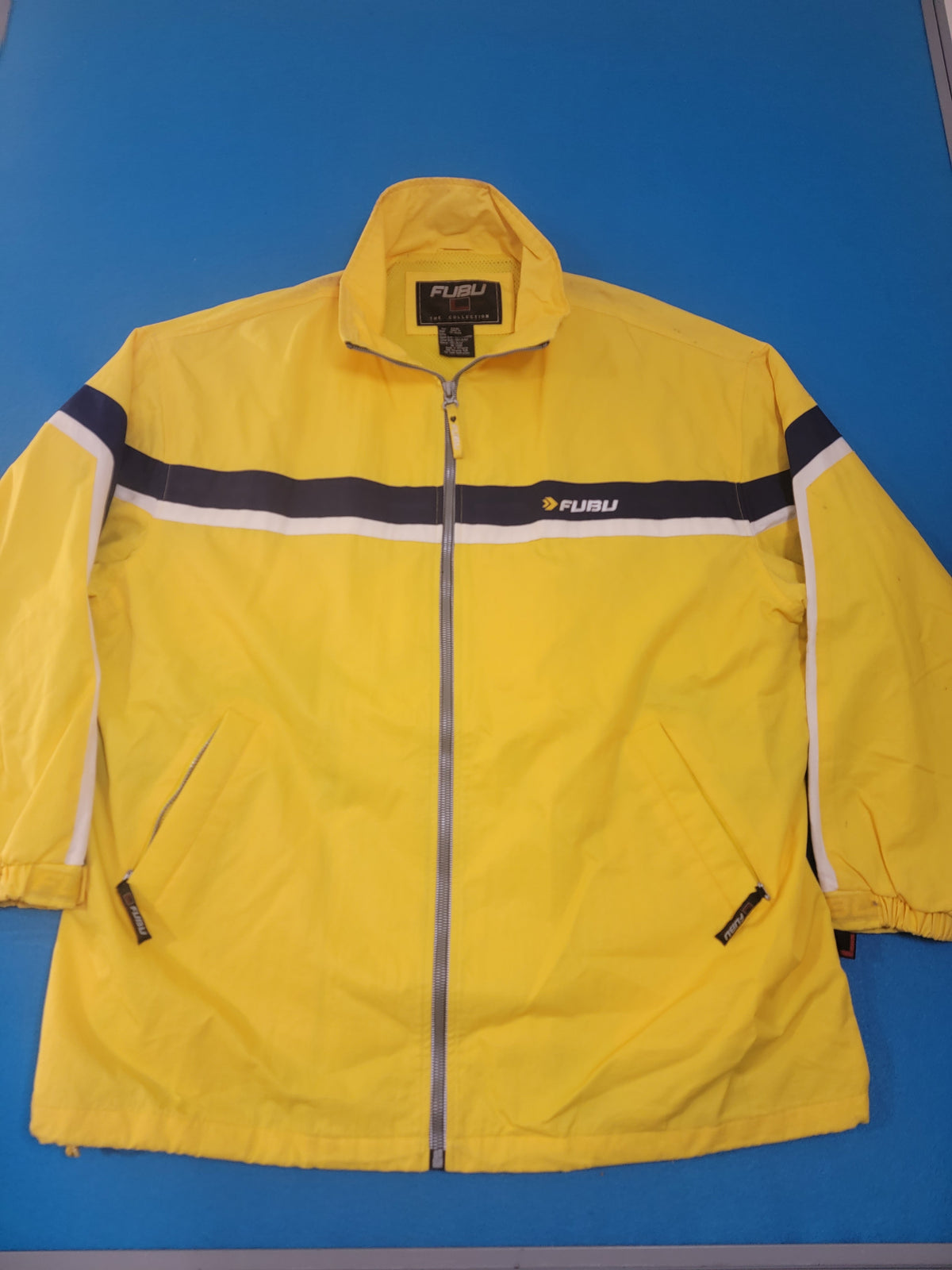 Fubu The Collection International Vintage 90s Y2K All Weather Zip Up Jacket