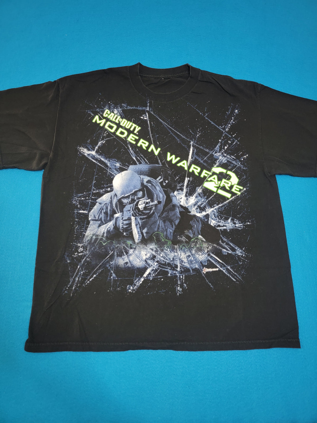 Call of Duty Modern Warfare 2 2009 Activision Video Game Promo T-Shirt