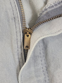 Wrangler 13MWZPG Vintage Tyvek Tag Made in USA Vintage 70's Scovill Zipper Denim Gray Jeans