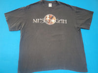 Meshuggah Deviant Swedish Audio 2002 Y2K Vintage Progressive Metal Hard Rock Band T-Shirt