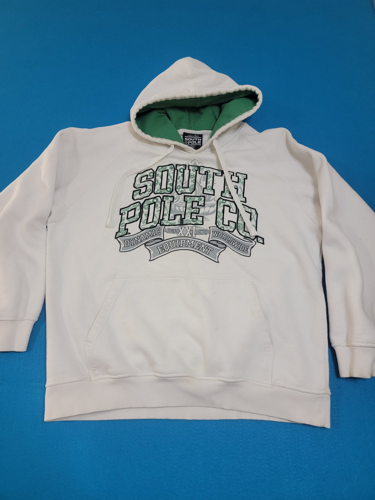 Southpole Authentic Collection Vintage Y2K Stitched Dynamic Worldwide Hoodie Sweatshirt
