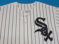 Chicago Whitesox Pinstripe Majestic Made in USA MLB Genuine Merchandise Jersey