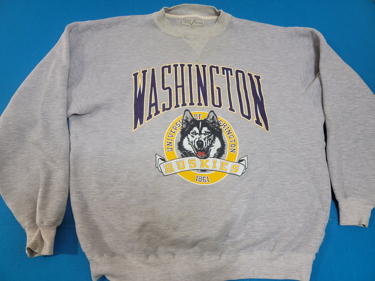 University of Washington Huskies Vintage 90's Heavy Weight Sweatshirt