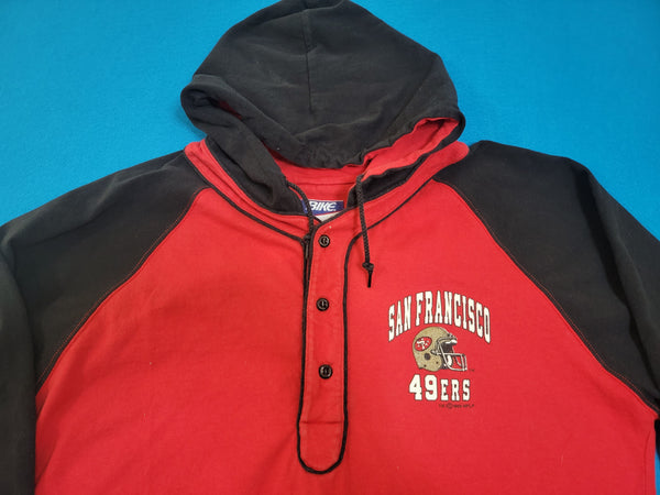 San Francisco 49ers National Football League 1993 Bike Raglan 3/4 Sleeve Made in USA T-Shirt