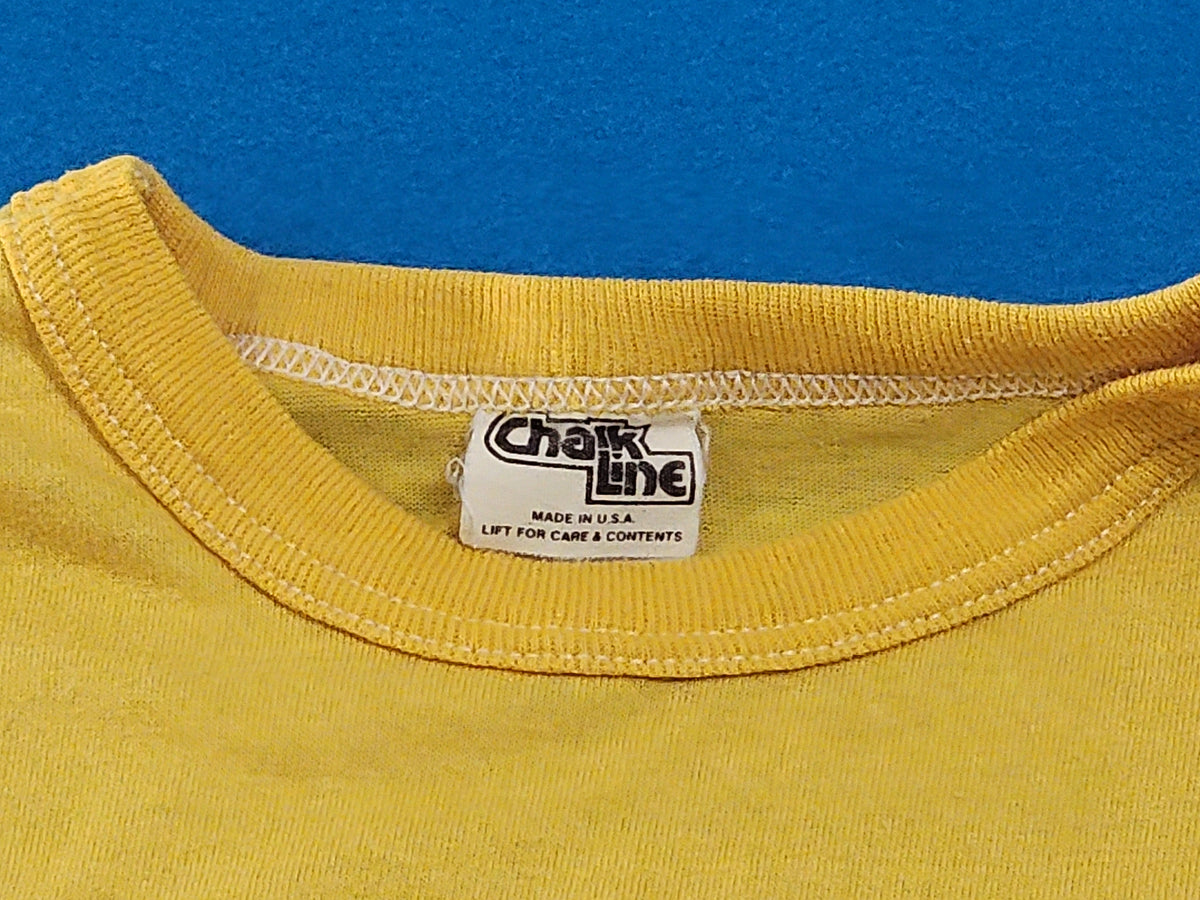 Seattle Mariners Original Logo 1977 - 1980 Vintage 70's Chalk Line USA 3/4 Sleeve T-Shirt Hella RARE!!