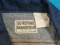 Sedgefield Do Nothing Copper Button 1970s Western Dark Wash Vintage Trucker Denim Jean Jacket 1975