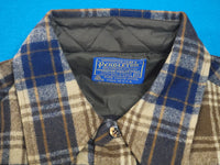 Pendleton Vintage Plaid Made in USA 70's Deadstock Wool Board Button Up Shirt