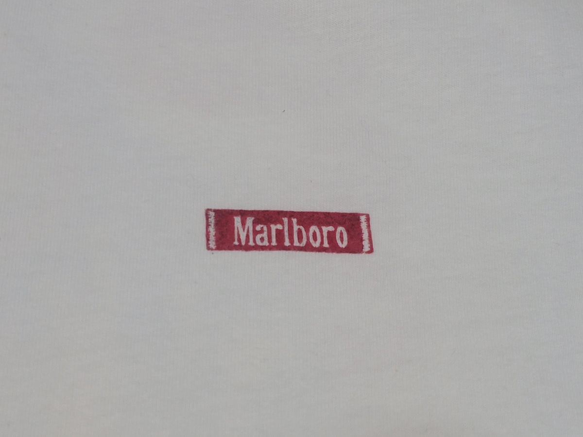 Marlboro Small Box Vintage 90's Cowboy Big Back Print Marlboro Man Single Stitch T-Shirt
