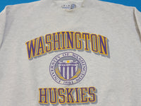 University of Washington Huskies Vintage 90's Heavy Weight Sweatshirt