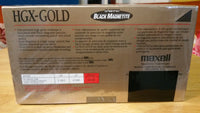Maxell HGX-Gold T-120 Blank VHS Tapes Lot Of 9 New Sealed