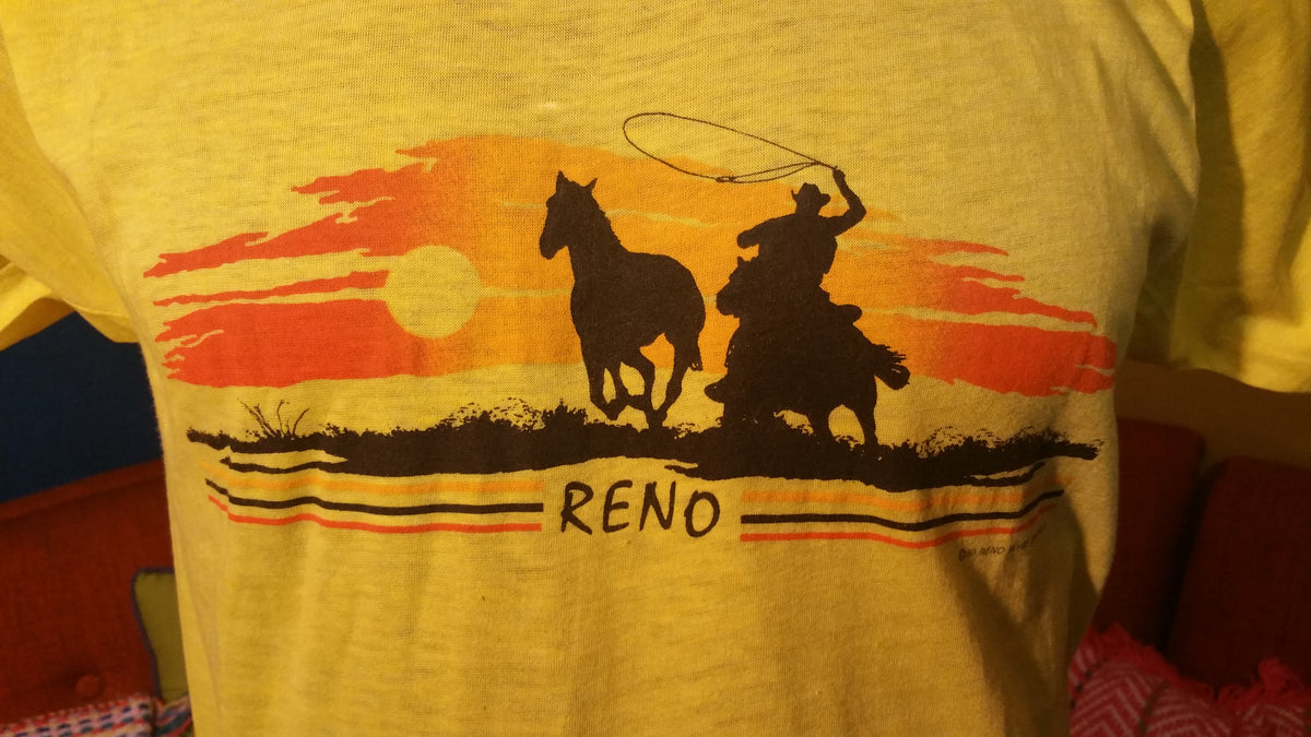 1980 Reno Range Horse T-Shirt Vintage NWOT New, Never Worn. Made in USA.