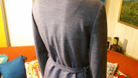 Vintage PLW Button Front Dress w/ Matching Fabric Belt 1970's