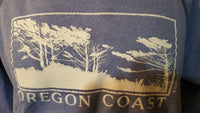 Vintage 1988 Oregon Coast Purple Sweatshirt Made In USA