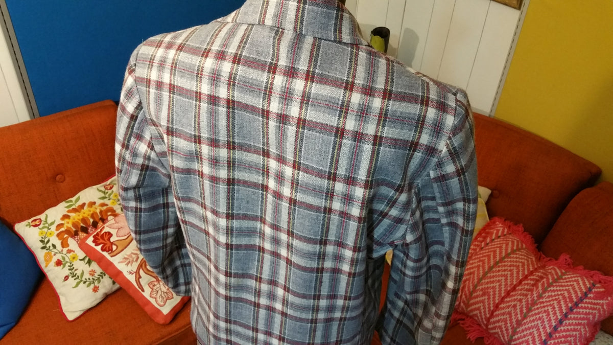 Vintage Plaid 70's Disco Leisure Suit. Totally Awesome. – thefuzzyfelt