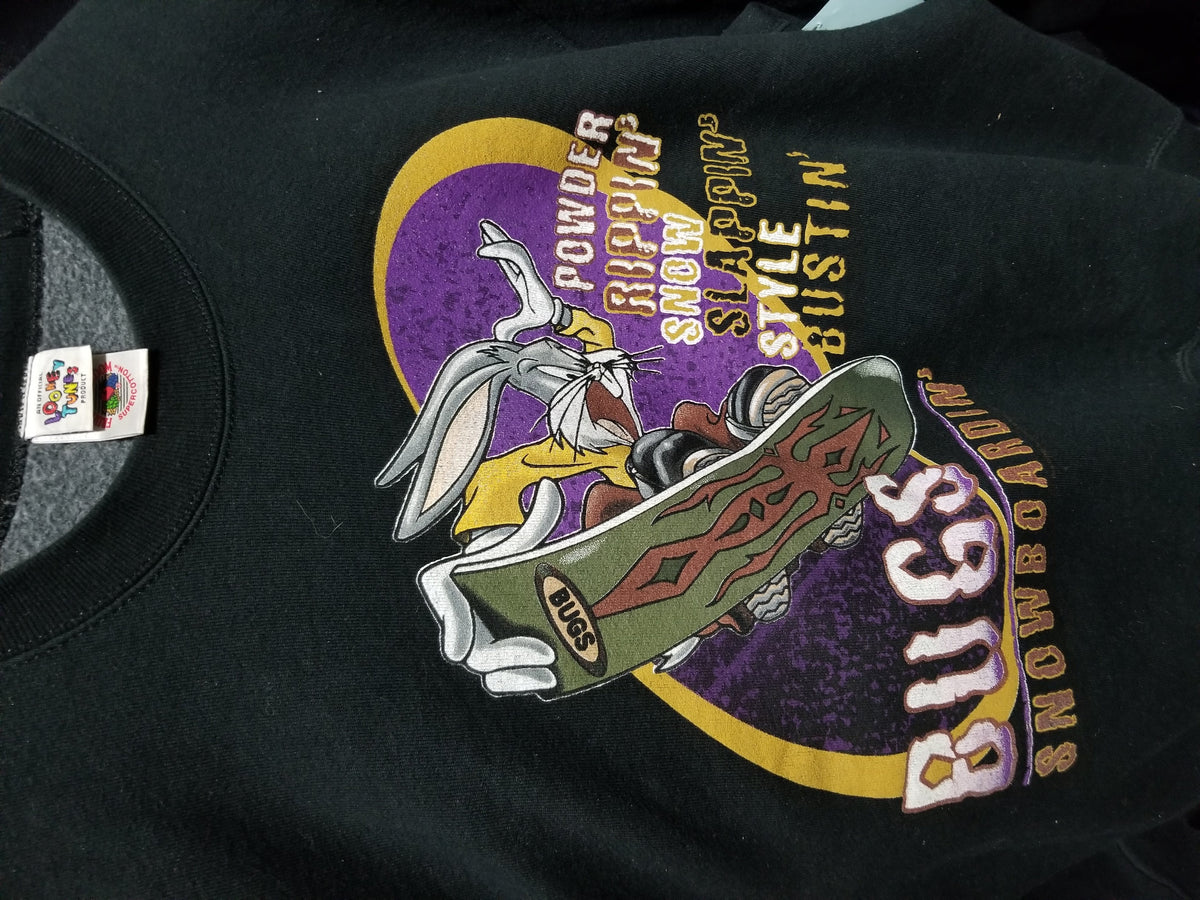 Bugs Bunny 90s Snowboard Shred Crewneck sweatshirt